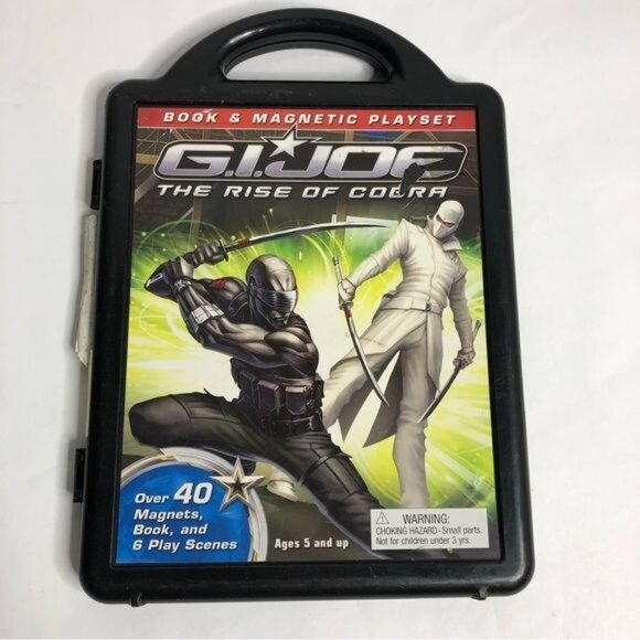 G.I.‎ Joe The Rise of Cobra Book & Magnetic Playset Unused 2009 - Picture 1 of 9